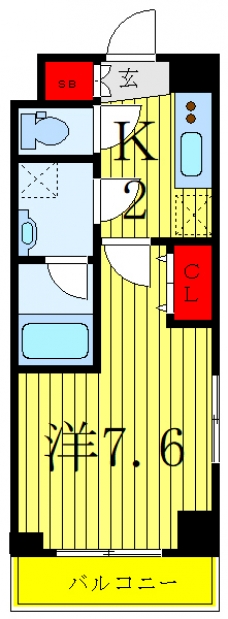 ライトテラス赤羽の間取り図