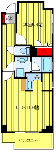 サンピエス根津の間取り図