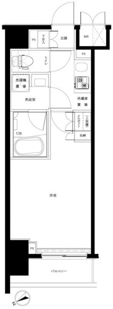 ルーブル板橋東新町壱番館の間取り図