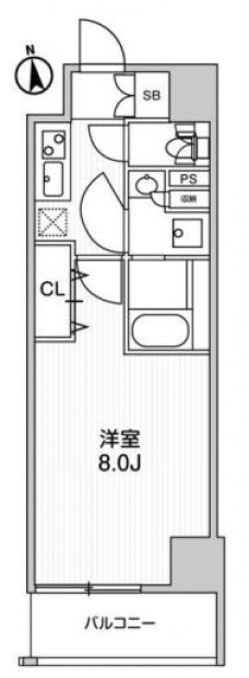 ルネサンスコート浅草の間取り図