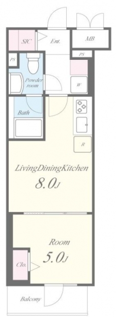 JPT RESIDENSEの間取り図