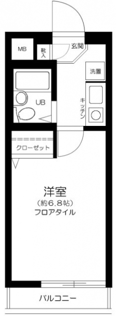 プライム池袋の間取り図