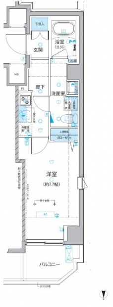 ベルシード池袋本町の間取り図