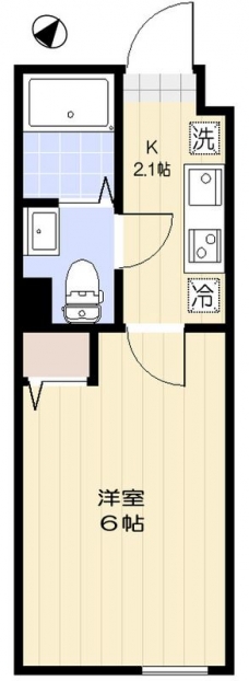 エクセラン南浦和の間取り図