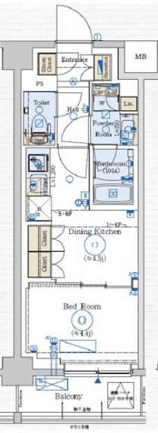 GENOVIA赤羽の間取り図