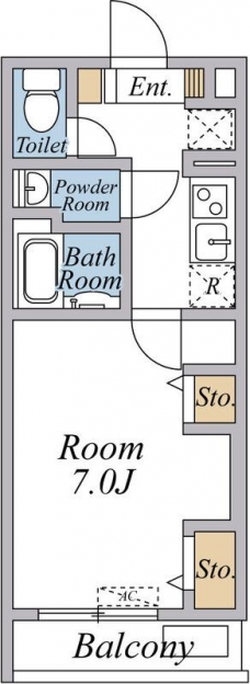 リブリ・fineⅢの間取り図