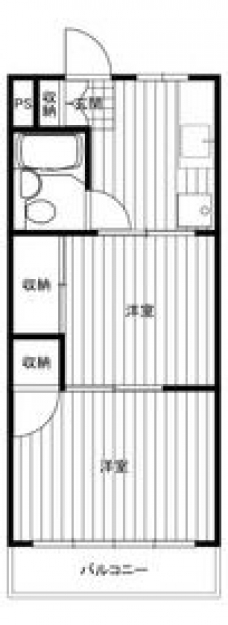 クリーネスコーポの間取り図
