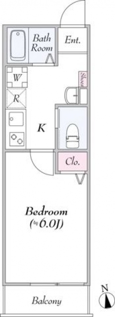 T’s Cuore浮間舟渡Ⅰの間取り図