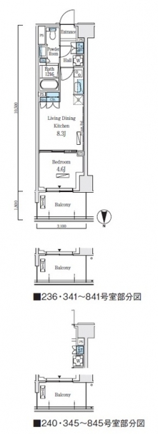 ロイヤルパークス赤羽ノースの間取り図