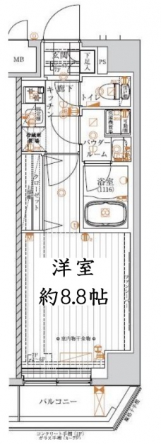 レガリス目白学習院下の間取り図
