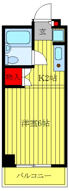 第二大野ビル　ヨシサンズの間取り図