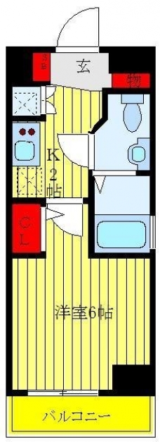 マーロ西川口ルネサンスコートの間取り図