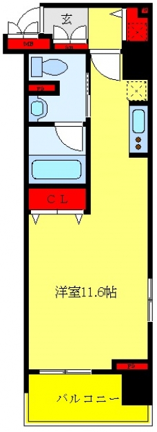 クリオ赤羽壱番館 の間取り図