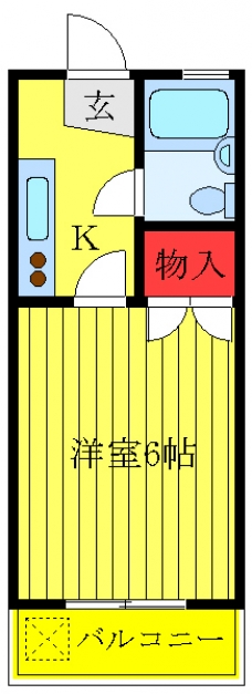 プチメゾンタケウチの間取り図