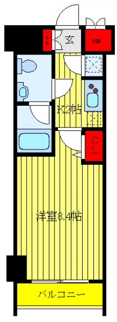 LEXE赤羽の間取り図