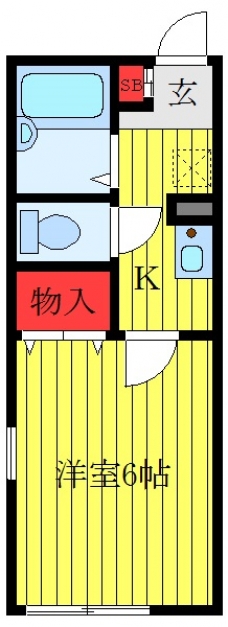 アムール壱番館の間取り図