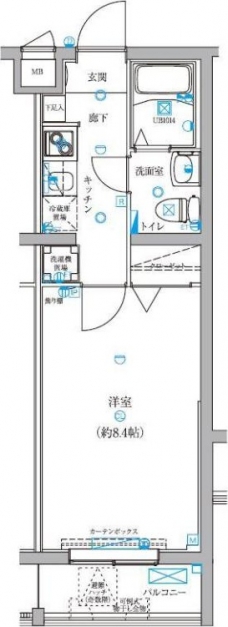 グランドエグザ親水公園Ⅰの間取り図