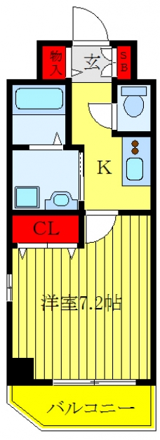 グランヴァン王子駅前の間取り図