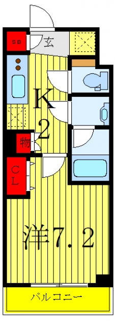 ライトテラス赤羽の間取り図
