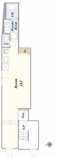 エポックヴィクトワール田端の間取り図