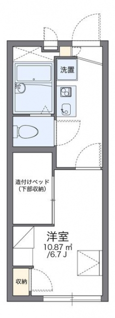 レオパレスＭの間取り図