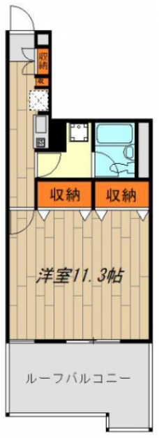 セゾン常盤台の間取り図