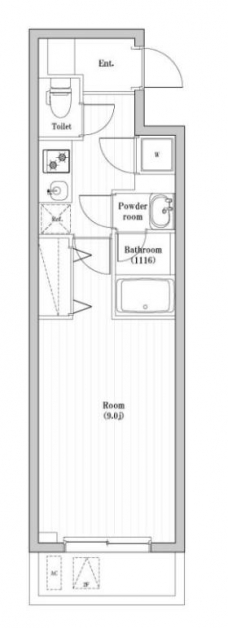豊島千早レジデンスの間取り図