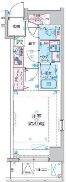 リヴシティ西川口五番館の間取り図