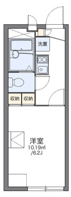 レオパレスルミエールの間取り図