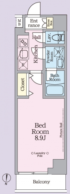 ARKMARK池袋本町の間取り図