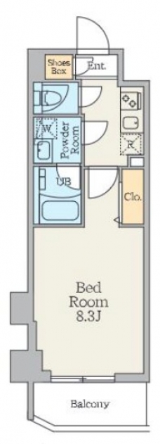 クレストコート中板橋の間取り図
