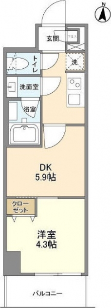 リテラス三ノ輪の間取り図