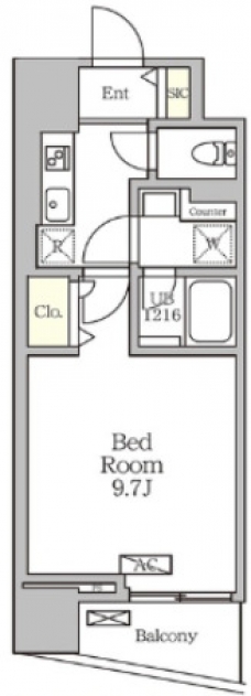 コートレジデンス南大塚の間取り図