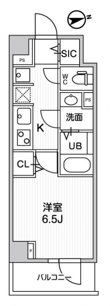 Alivis中野の間取り図