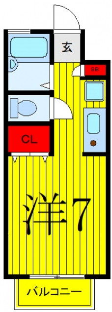 ボヌール赤塚公園の間取り図