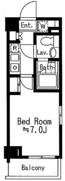 ドゥーエ西池袋の間取り図