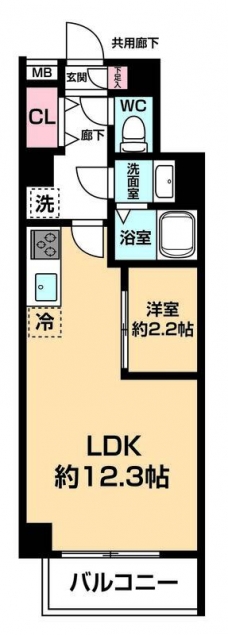 ＡＲＣＯＢＡＬＥＮＯ ＤＡＩＳＨＩＭＡＥの間取り図