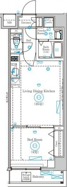 Mind Shimurasakaueの間取り図