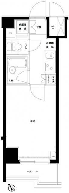 ルーブル南池袋の間取り図