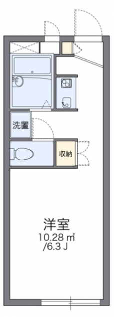 レオパレスＡｄｍｉｒａｔｉｏｎの間取り図