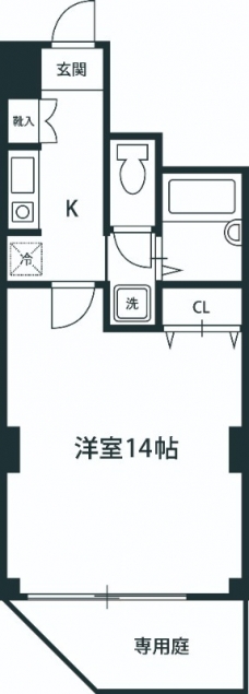 ワコー第2マンションの間取り図