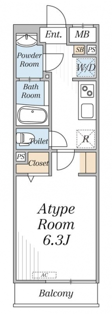 リブリ・IshidaⅢの間取り図