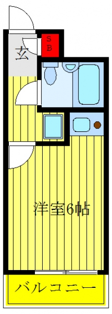 ライオンズマンション赤羽西第2の間取り図