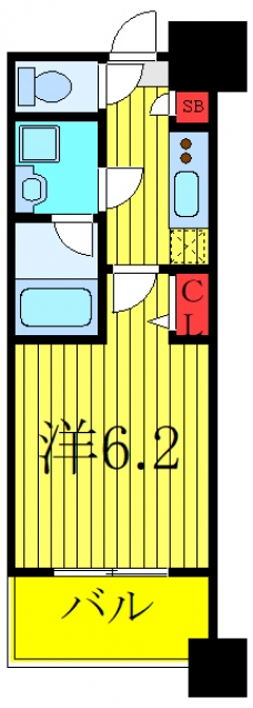ガーラ・プレシャス川口並木の間取り図
