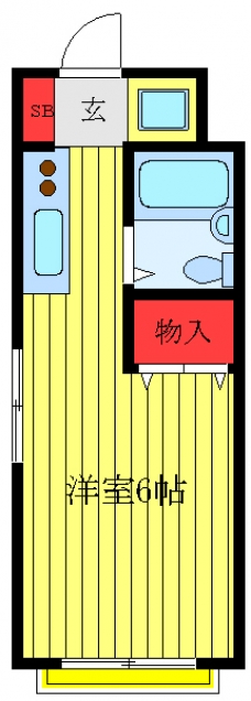 トミエール赤羽の間取り図