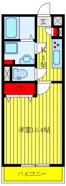 アルコートの間取り図