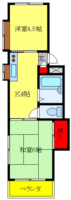 ＮＫマンション青木の間取り図