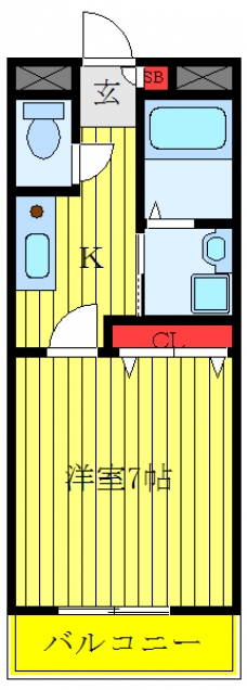 ジェイ・ジルBの間取り図