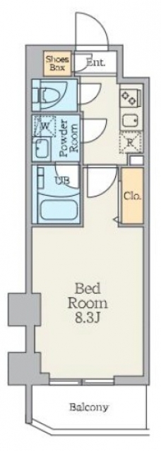 クレストコート中板橋の間取り図