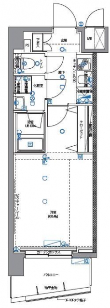 パティーナ武蔵関の間取り図